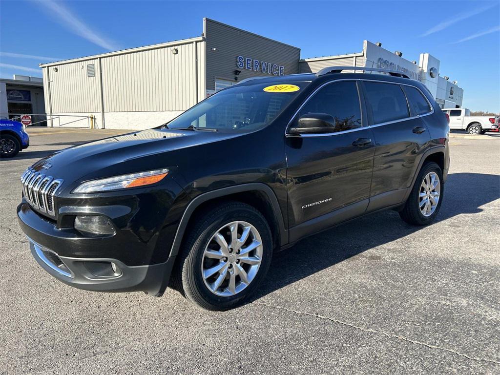 used 2017 Jeep Cherokee car, priced at $9,999
