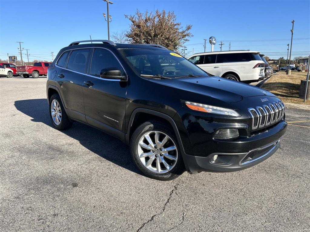 used 2017 Jeep Cherokee car, priced at $9,999