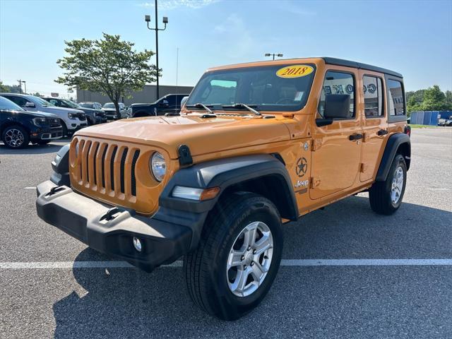 used 2018 Jeep Wrangler Unlimited car, priced at $27,981