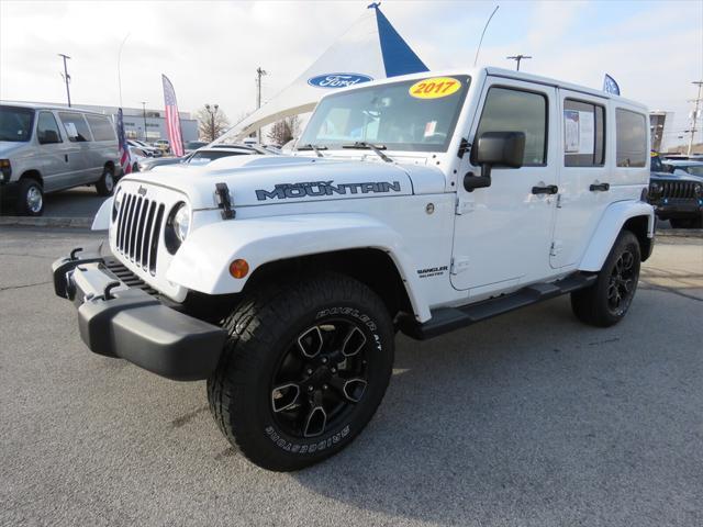 used 2017 Jeep Wrangler Unlimited car, priced at $29,981