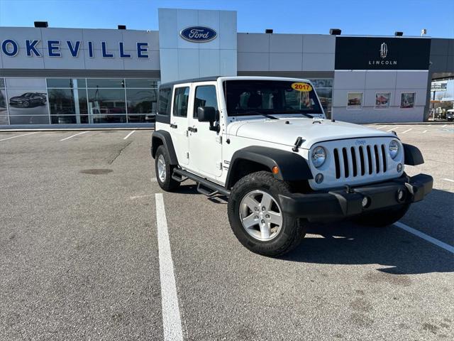 used 2017 Jeep Wrangler Unlimited car, priced at $17,990