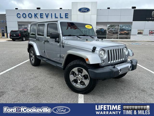 used 2017 Jeep Wrangler Unlimited car, priced at $25,991