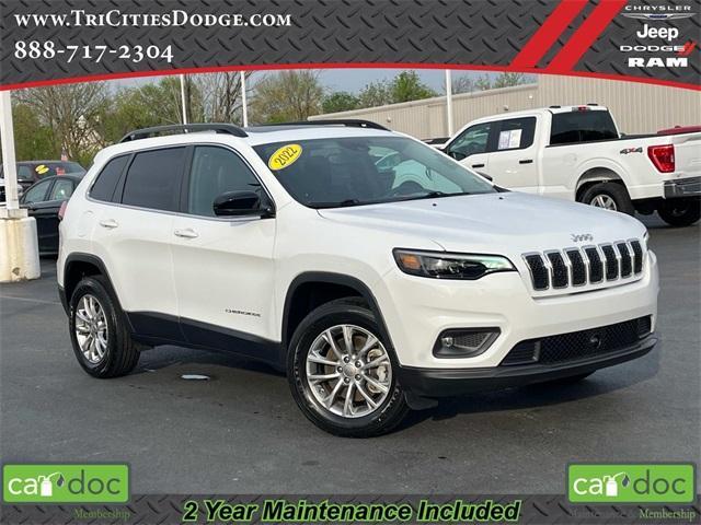 used 2022 Jeep Cherokee car, priced at $27,208