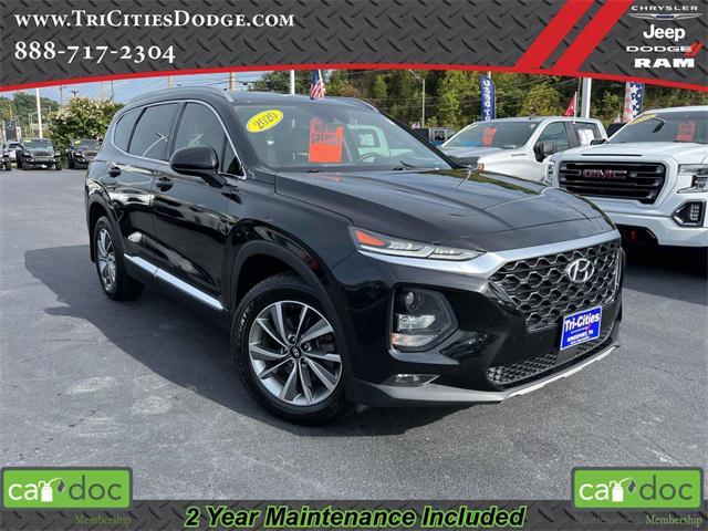 used 2020 Hyundai Santa Fe car, priced at $21,042