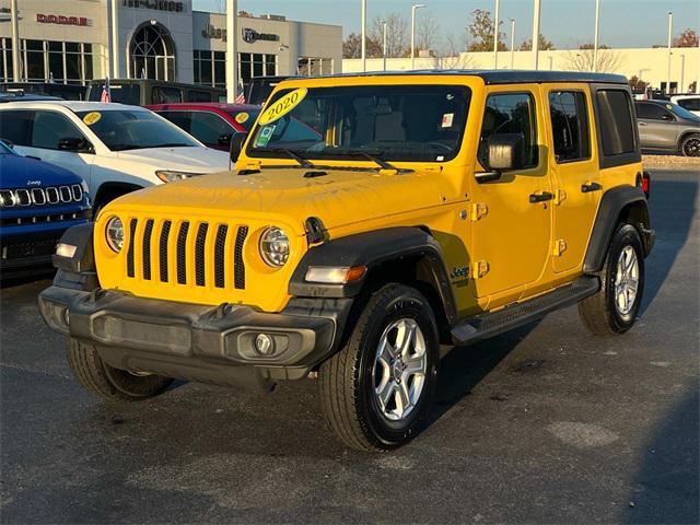 used 2020 Jeep Wrangler Unlimited car, priced at $30,514