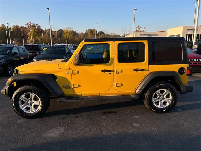 used 2020 Jeep Wrangler Unlimited car, priced at $30,514