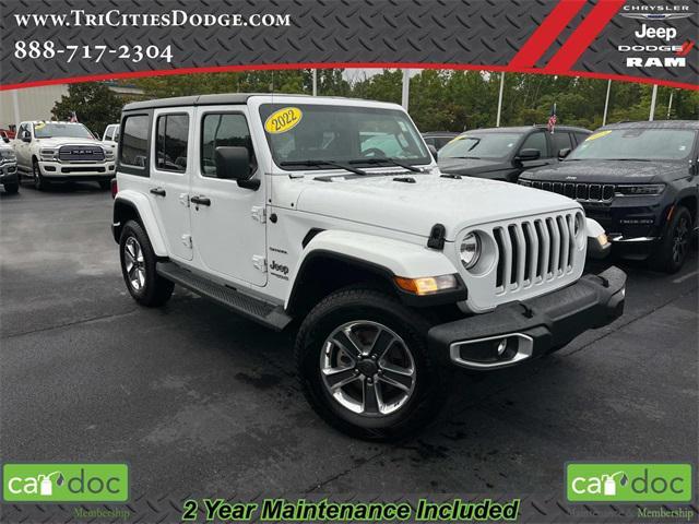 used 2022 Jeep Wrangler Unlimited car, priced at $35,901