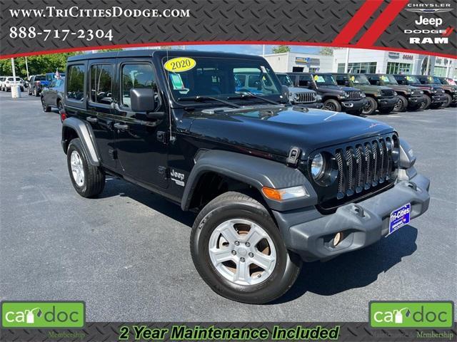 used 2020 Jeep Wrangler Unlimited car, priced at $32,130