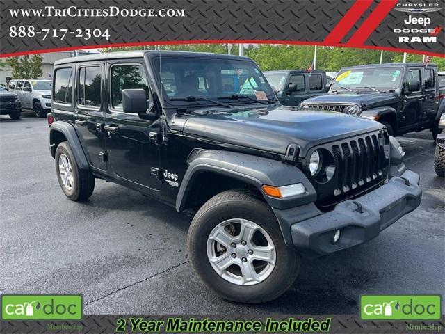 used 2020 Jeep Wrangler Unlimited car, priced at $32,112