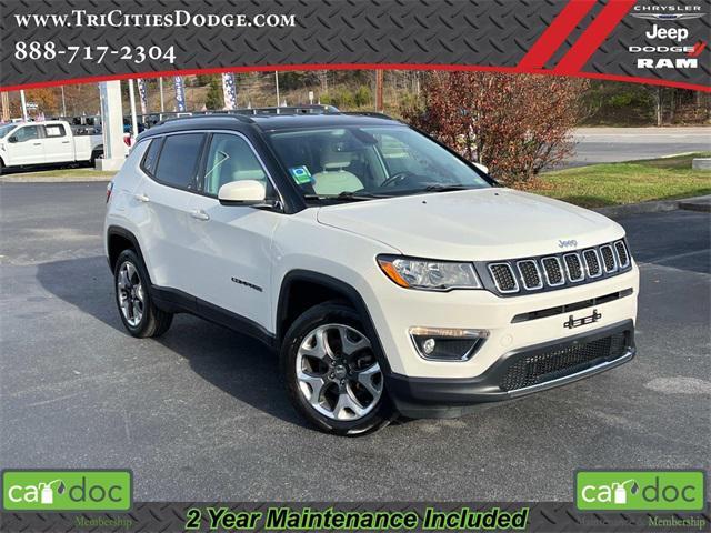 used 2020 Jeep Compass car, priced at $17,171