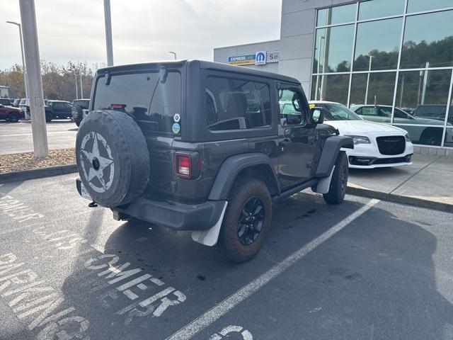 used 2020 Jeep Wrangler car, priced at $27,089