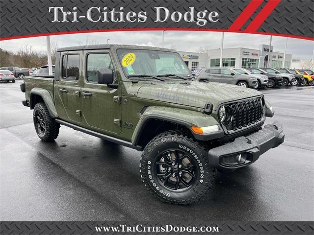 new 2024 Jeep Gladiator car, priced at $50,617