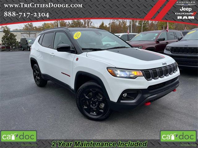 used 2023 Jeep Compass car, priced at $30,983