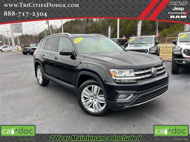 used 2018 Volkswagen Atlas car, priced at $21,350