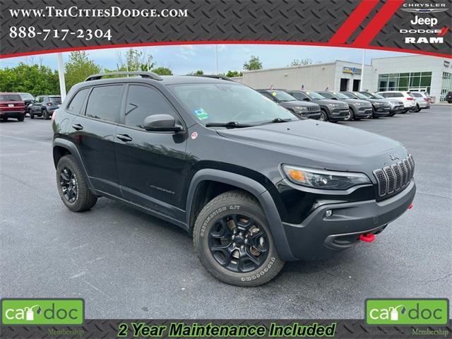 used 2021 Jeep Cherokee car, priced at $27,235