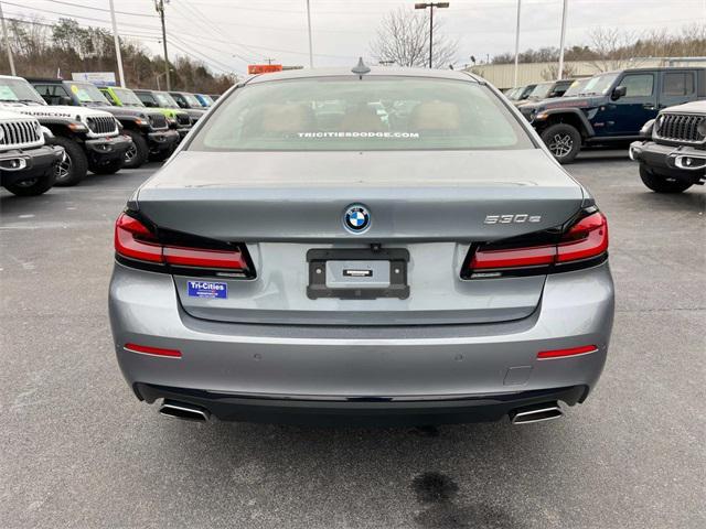 used 2022 BMW 530e car, priced at $31,544