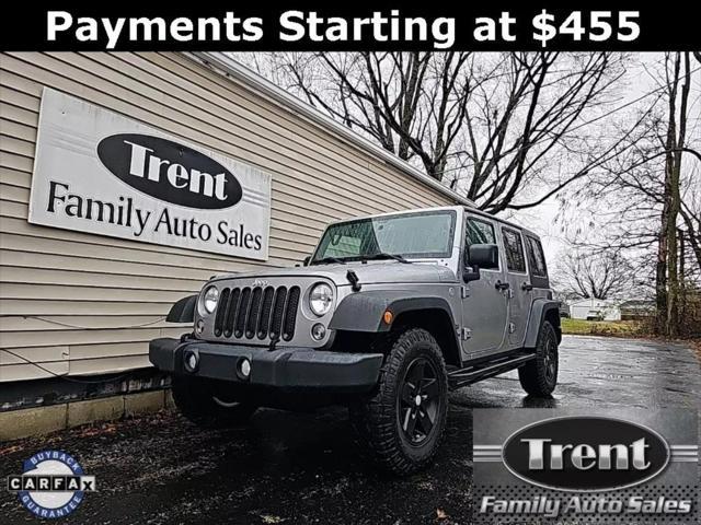 used 2015 Jeep Wrangler Unlimited car, priced at $20,675