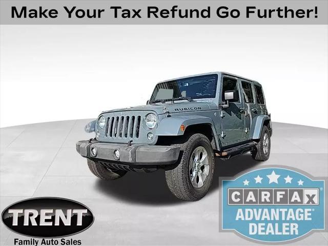 used 2015 Jeep Wrangler Unlimited car, priced at $17,594