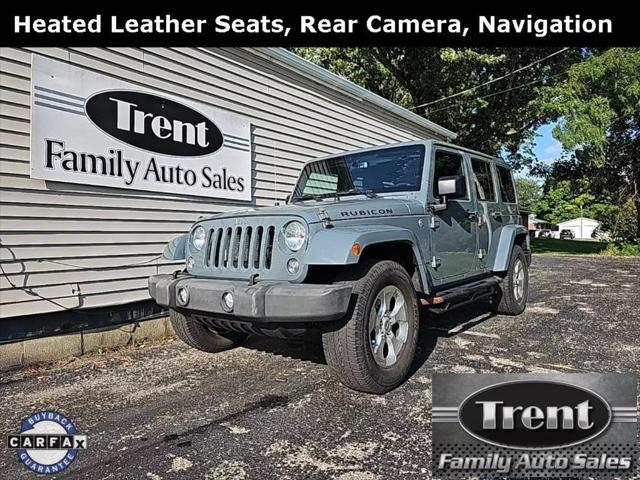 used 2015 Jeep Wrangler Unlimited car, priced at $18,597