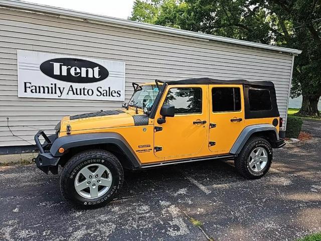 used 2012 Jeep Wrangler Unlimited car, priced at $14,332