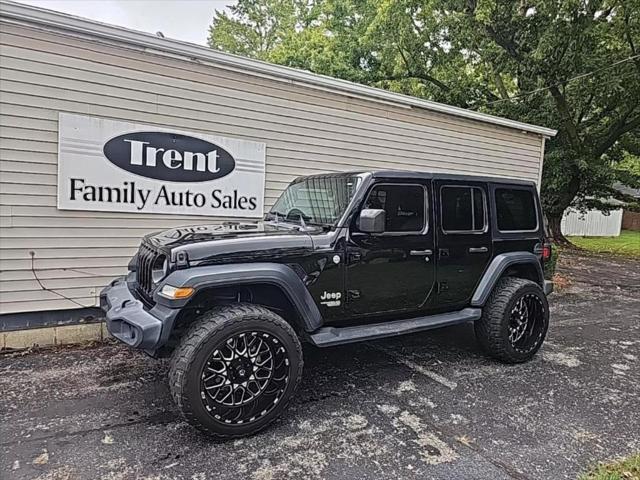 used 2020 Jeep Wrangler Unlimited car, priced at $23,897