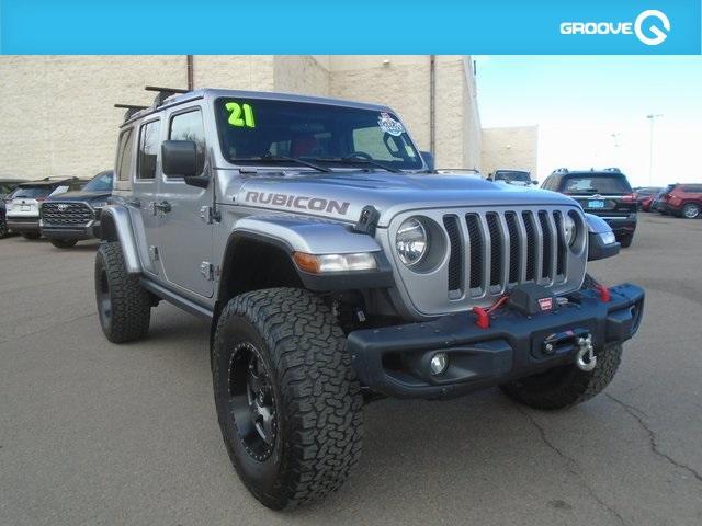 used 2021 Jeep Wrangler Unlimited car, priced at $38,790