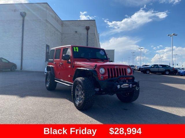 used 2017 Jeep Wrangler Unlimited car, priced at $29,493