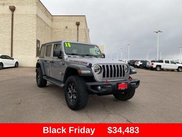 used 2018 Jeep Wrangler Unlimited car, priced at $34,982