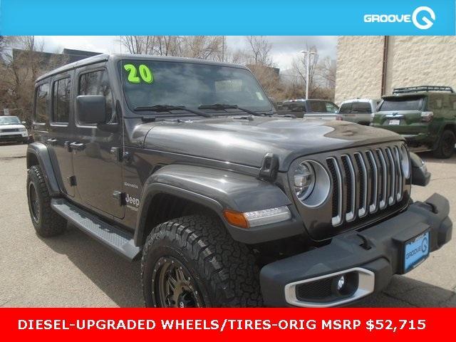 used 2020 Jeep Wrangler Unlimited car, priced at $34,992