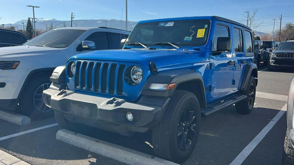used 2021 Jeep Wrangler Unlimited car, priced at $28,480