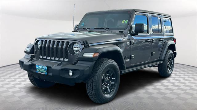 used 2021 Jeep Wrangler Unlimited car, priced at $29,480