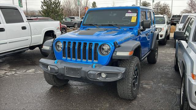 used 2022 Jeep Wrangler Unlimited 4xe car, priced at $37,980