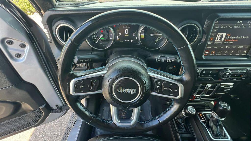 used 2021 Jeep Wrangler Unlimited 4xe car, priced at $36,280