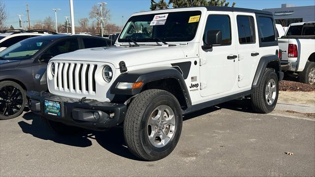 used 2021 Jeep Wrangler Unlimited car, priced at $33,480