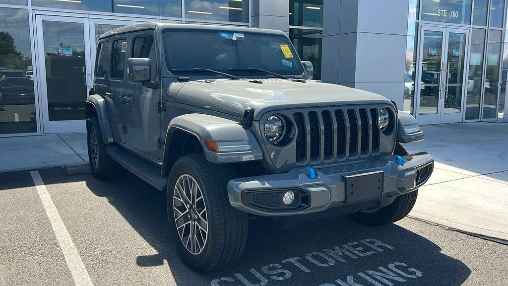 used 2022 Jeep Wrangler Unlimited 4xe car, priced at $41,980