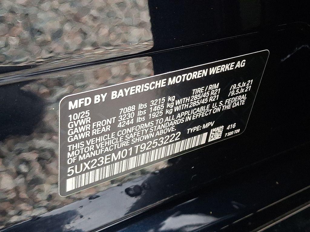 new 2026 BMW X7 car, priced at $95,715