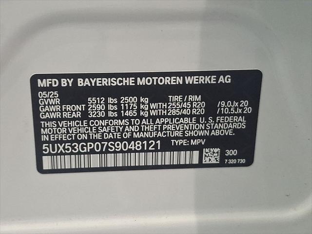 new 2025 BMW X3 car, priced at $57,200