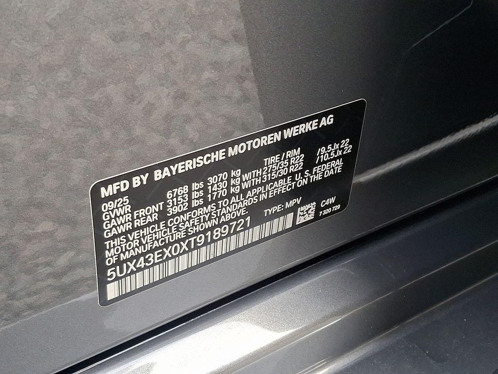 new 2026 BMW X6 car, priced at $108,760