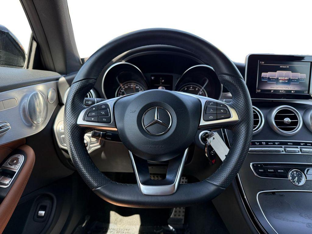 used 2018 Mercedes-Benz C-Class car, priced at $24,899