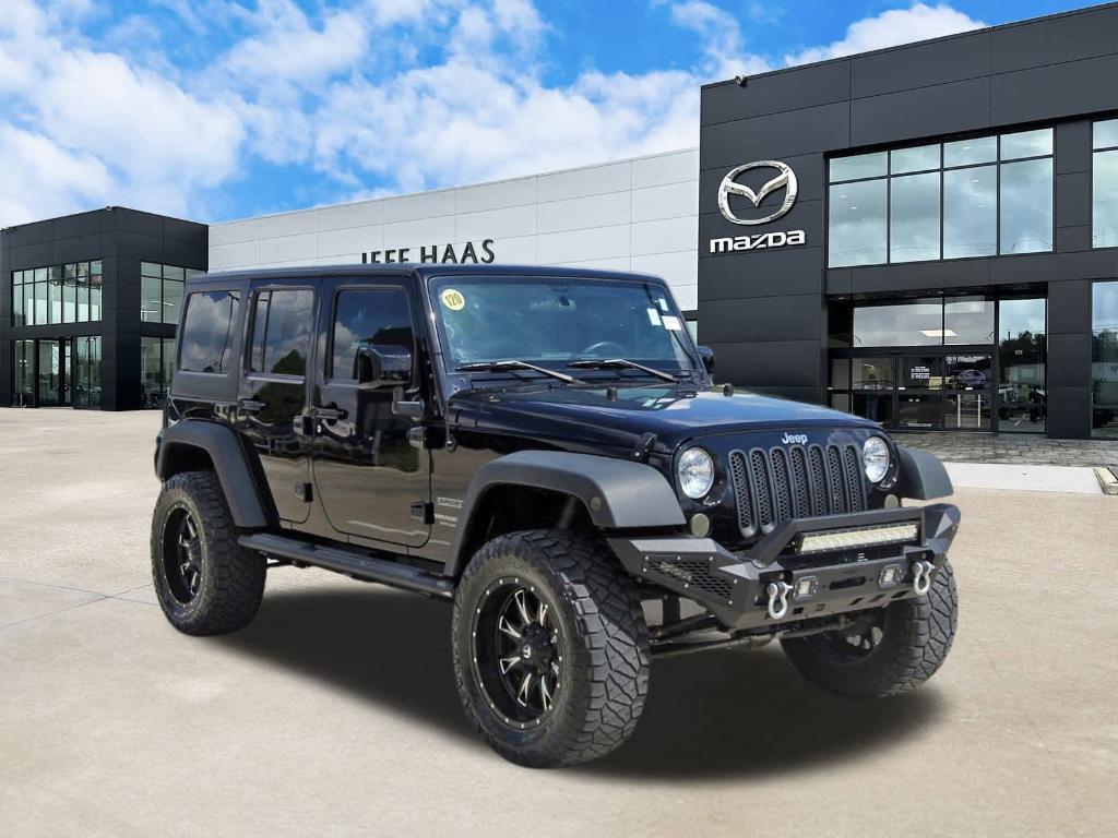 used 2016 Jeep Wrangler Unlimited car, priced at $21,998