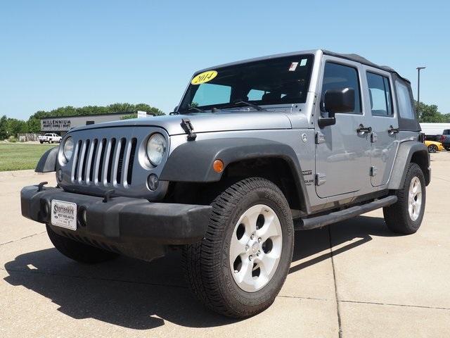 used 2014 Jeep Wrangler Unlimited car, priced at $13,850