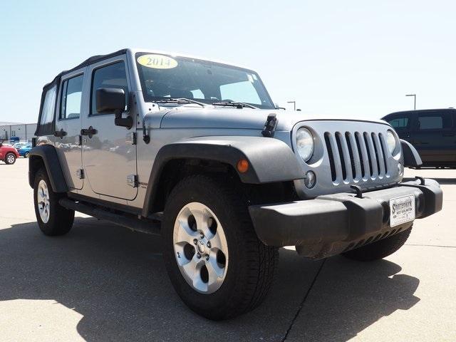 used 2014 Jeep Wrangler Unlimited car, priced at $15,850