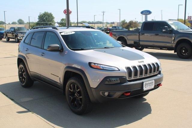 used 2018 Jeep Cherokee car, priced at $21,850