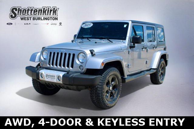 used 2015 Jeep Wrangler Unlimited car, priced at $17,333