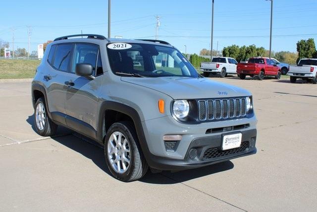 used 2021 Jeep Renegade car, priced at $15,500