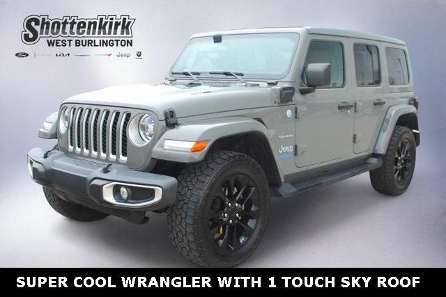 used 2021 Jeep Wrangler Unlimited 4xe car, priced at $33,855