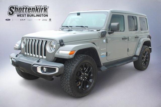 used 2021 Jeep Wrangler Unlimited 4xe car, priced at $33,855