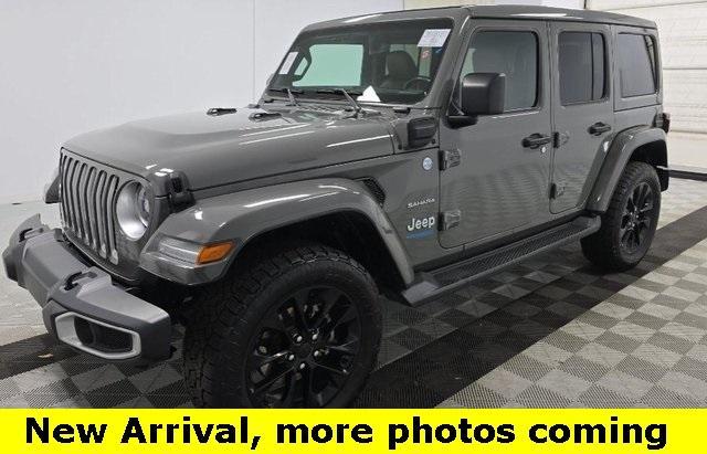 used 2021 Jeep Wrangler Unlimited 4xe car, priced at $33,855