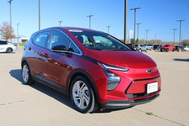 used 2022 Chevrolet Bolt EV car, priced at $16,885