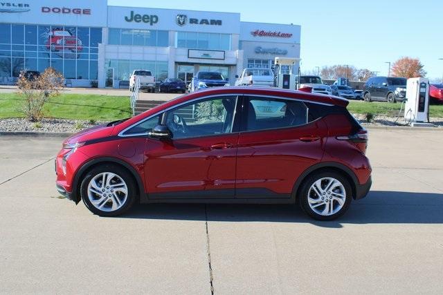 used 2022 Chevrolet Bolt EV car, priced at $16,885